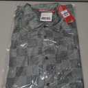 Unionbay Men's Bradley Short Sleeve Gauze Button Down Shirt, Snow Pine, Size XL