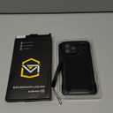 NINKI for iPhone 17 Pro Max Case with Camera Cover and Kickstand, Metal Silicone Full Body Shockproof Rugged Aluminum Phone Cover for iPhone 17 Pro Max Case 6.9 inch with Screen Protector 2025 - Black