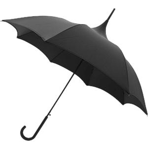 Fully Automatic Open Dark Wing With Gothic Pagoda Top Umbrella - Medium - Parasol Size