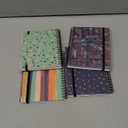 for 4 Pack Spiral Bound 5x7 Notebook, Lined Journal, Office Supplies, 4 Designs