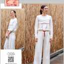 Know Me ME2138D5 Misses' Sweatsuit Top and Wide Leg Knit Pants Sewing Pattern Packet by Holly Darling, Design Code ME2138, Sizes 4-6-8-10-12