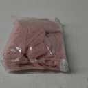 OVZME Blush Pink Sheer Curtains 84 Inches Long 2 Panels - Soft Light Filtering Window Sheer Panels for Living Room/Bedroom, Top Dual Rod Pocket, 1 Pair, Each 42Wx84L Inches