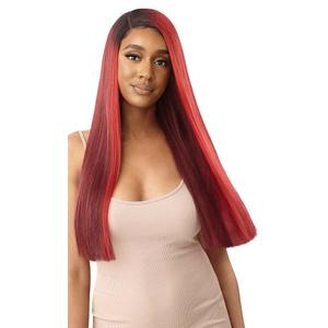Outre Color Bomb Synthetic HD Lace Front Wig - INANNA, Long Straight Hair Wigs with High Heat Resistant Wigs (DRSDSSUNFINI) Outre Color Bomb Synthetic HD Lace Front Wig - INANNA, Long Straight Hair Wigs with High Heat Resistant Wigs (DRSDSSUNFINI)