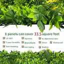 ODTORY Artificial Plant Wall Roll: 40X120 in (33.5 sqft) UV-Anti Ivy Privacy Fence Screen Faux Greenery Panels Backdrop Boxwood Ivy Vine Leaf Hedge Fence for Indoor Outdoor Green Decor