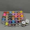 70 Rolls Nylon String for Bracelets 70 Colors Chinese Knotting Cord 0.8mm Nylon Trim Cord Beading String Thread for Kumihimo Jewelry Making Friendship Necklace Macrame DIY Craft, 1540 Yards Total