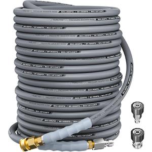 Pressure Washer Hose 100FT, 3/8'' Kink Resistant Hose 4800PSI