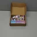 110Pcs Dollhouse Miniature Accessories Mini Bathroom Makeup Jewelry Set with Handbag Shampoo Perfume Hair Dryer Comb Shoes Glasses Money Photo Frame for DIY Doll Backpack Girl Micro Scene Decor