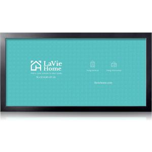 LaVie Home 16x32 Picture Frame Black, Panoramic Picture Frame for Wall Decoration, Classic Black Minimalist Style Suitable for Decorating Houses, Offices, Hotels1 Pack