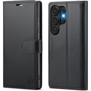 Wallet Case for Samsung Galaxy S26 Ultra 6.9", RFID Blocking Credit Card Holder, PU Leather Folio Flip Kickstand Protective Shockproof Cover for Galaxy S26 Ultra (Black, Samsung Galaxy S26 Ultra)