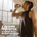 Muscle Milk Pro Series Protein Shake, Slammin' Strawberry, 40g Protein, 14 Fl Oz, 12 Pack (EXP 10/13/26)