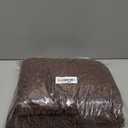 OLANLY Bathroom Rugs Sets 3 Piece, Soft Absorbent Chenille Bath Mats and U-Shaped Contour Toilet Rug, Quick Dry, Home Decor Accessories, Bath Mat Set for Bathroom (30"x20"+24"x16"+24"x20", Brown)