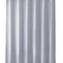 Titanker Fabric Shower Curtain Liner, Gray Shower Curtain Liner with 2 Magnets, 70 x 72 Inches, Cloth Shower Liner Waterproof Polyester, 85GSM, Easy Installation, Machine Washable, Blue Gray