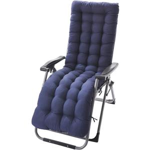 Patio Chaise Lounger Cushion, Indoor/Outdoor Chaise Lounger Cushions Rocking Chair Sofa Cushion with 6 Ties,Soft Padded Chaise Lounger Swing Bench Cushion, 61Inch