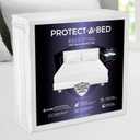 Protect-A-Bed Essential Mattress Protector King, Dust Mite Resistant, Noiseless and Odor-Resistant Mattress Cover, 100% Waterproof Top, Machine Washable, Fits 11"-18" Mattresses
