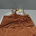 Ekouaer Womens Silk Satin Cami Tops 2 Pack V Neck Blouse Spaghetti Strap Summer Basic Camisole Tank Top, Large 