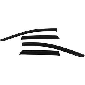 SCITOO Outside Mount Window Visor Deflector Rain Guard Dark Smoke, 4 Pcs Set Fit for 2007-2014 for Ford Edge