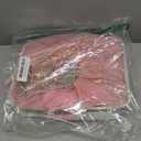 Pickmesh Baby Shower Storage Basket with Gift Bags Rectangular Ribbons Collapsible Canvas Storage Bin with Handles for Diaper Organizing Toy Home DIY Gift Basket, 13 x 9. 1 x 7. 1 Inch (Pink Elephant)