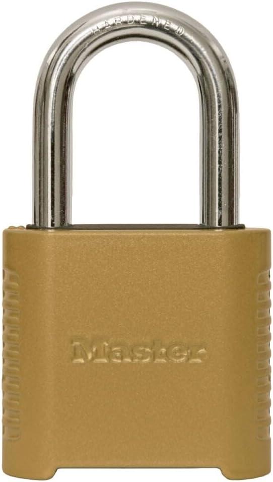Master Lock Padlock 2 inches Steel Resettable Combination 1Pk