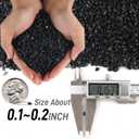 45lb Black Cactus Pea Gravel Rocks,1/4 Inch Pebbles for Indoor Plants, Natural Succulent Rock and River Rocks Decorative for Aquariums, Vases, Outdoor Gardening, Top Dressing for Potted Plants