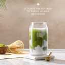 JoyJolt Drinking Glass Cups Set of 6-16oz Beer Can Glasses. Clear Soda Can Shaped Glass Cups, Cute Iced Coffee Cup Tumblers, Cold Drink Glassware, Unique Water, Tea, Cocktail Glass Set