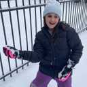 N'Ice Caps Kids Waterproof Winter Thinsulate Warm Gloves (Black, S)