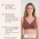 HATCH The Dream Feed Nursing & Sleep Bra, Stretchy & Wireless with Crossover Pull-Down Design for Breastfeeding (M)