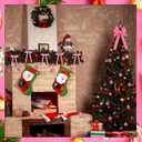 25 Pcs Pink Velvet Tree Topper Christmas Ornaments Include Large Christmas Bows Tree Topper 12 Xmas Velvet Balls 12 Pink Bows for Xmas Holiday Door Fireplace Wall Party Decor