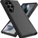 Pack Of 11 ZX Zenixy for Samsung Galaxy S24 Ultra Case, Heavy Duty Shockproof Protective Phone Case with Dual Layer Protection (Black)