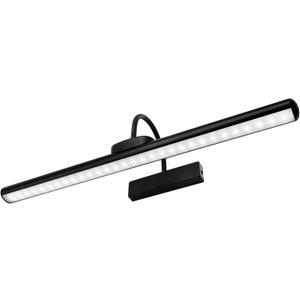 23" Wireless Picture Lights, Rechargeable Battery Art Display Light with Remote Control, Dimmable/Timer Off Dartboard Light, 3 Lighting Modes Full Metal Painting Display Lights (Black)