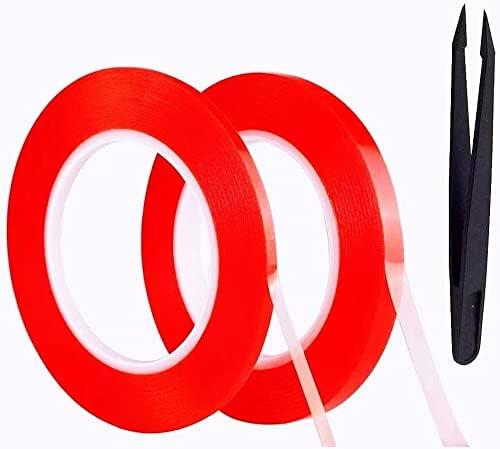 2mm / 3mm x 25M Double-Sided Acrylic Adhesive Repair Tape Mobile Phone Repair Tape LCD Screen Tape, Double-Sided Acrylic Tape for Mobile Phones, iPads, Tablets, Laptops, Cameras(2 Sizes)