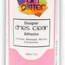 Art Institute Glitter Refill Bottle, 8 oz - Single Pack, 4336846143 Dries Clear Adhesive Glue 8 Ounce (Flat Cap) Re