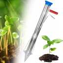 AIWFL Seedling Transplanter Long Handled Bulb Planter Tools Vegetable Young Plant Manual Plant Transplanter Stainless Steel Planting Garden Tools