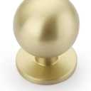 Asidrama 10 Pack Brushed Brass Kitchen Cabinet Knobs, Cabinet Knobs Kitchen Cabinet Hardware for Cupboard Drawer Knobs Dresser Knobs