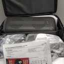 iLive Cinema Pop-Up Film Kit, 720p Projector with 120 Inch Screen, Bluetooth 5.0 Speaker, HDMI/USB/3.5mm, Black, Portable Theater, 21.5 x 17 x 19 cm