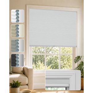 No Drill Blackout Cellular Shades, 34½*64
No Drill Honeycomb Blinds for Windows, Thermal Insulated, Room Darkening, For Bedroom, Living Room, Easy Installation