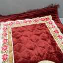 Fancy Travel Portable Prayer Mat Thick Soft Raschel Prayer Rug Muslim Non Slip Prayer Mat Rug 80x120 CM