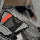 Aojin Lightweight Foldable Rollator Walkers with Seat for Seniors, 350 lb Capacity, 8'' Wheels, 17.7" Big Seat, 6-Position Adjustable Height, Ultralight Aluminum Frame Rolling Walker (Purple)