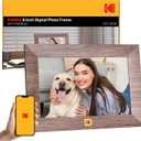KODAK 8Inch WiFi Digital Picture Frame, 1280x 800 IPS HD Touchscreen Digital Photo Frame with 32GB Storage, Easy Setup to Share Photos or Videos Instantly from Anywhere(Khaki-WiFi)