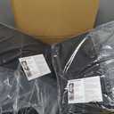 Thyle 2 Pcs Heated Seat Cushion for Bleachers Stadium Foldable, Black