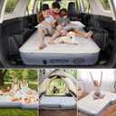 Jeep Mattress with Wireless Air Pump, 10inch SUV Air Mattress Camping Bed for Jeep Wrangler JK JKU JL JLU Unlimited 4 Door Ford Bronco Subaru Forester