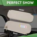 Beige Sun Visor Drivers&Passenger Compatible with Express/Savana 1500 2500 3500 4500 2003-2021 Left Right Side 20883004 25999923 84054688 84054695