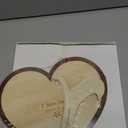 Stofinity 2 Year Anniversary Wooden Gifts For Him Her - Cotton 2nd Anniversary Wedding Gift For Husband Wife, Happy Two Year Anniversary Dating Gifts Wood Heart For Boyfriend Girlfriend