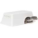 CRITTZOO Snake Hide, Leopard Gecko Tank Accessories for Reptile Ball Python Crested Gecko Lizard Bearded Dragon - WhiteHideL