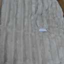 Bedsure Electric Blanket Full Size - Thick Striped Flannel Heated Blanket with 6 Heat Settings, 10 Time Settings, 8-Hour Timer Auto Shut Off, Gifts for Grandma (72x84 inches, Linen)