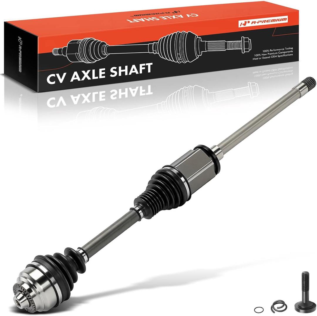 A-Premium Front Right Passenger Side CV Axle Shaft Assembly for BMW Models