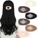 6Pcs Matte Duckbill Claw Clips for Women, Strong Hold Flat Hair Clips Oval Claw Clip Lay Flat Design Hair Clip Duckbill Hairclips for Thick Thin Hair Versatile Solid Colors Work & Daily Use