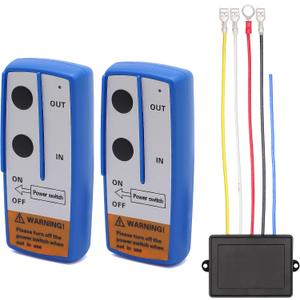 2PCS 12V Wireless Winch Remote Control Kit Winch Controller Switch for Winches