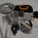 27pcs Griddle Accessories Kit for Blackstone, Professional Hibachi Flat Top Grill Tools, Enlarged Spatula Gift Set with Basting Cover Burger Press Patty Maker for Outdoor BBQ Teppanyaki