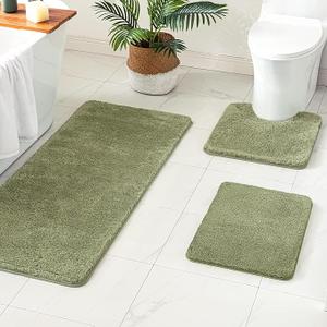 Bathroom Mat Green 29*20