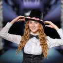 Funny Party Hats Black Top Hat - Victorian Hat for Men - Felt Tuxedo Costume Hat - Coachman Hat - Dress Up Hat (Black - 1 Pack)